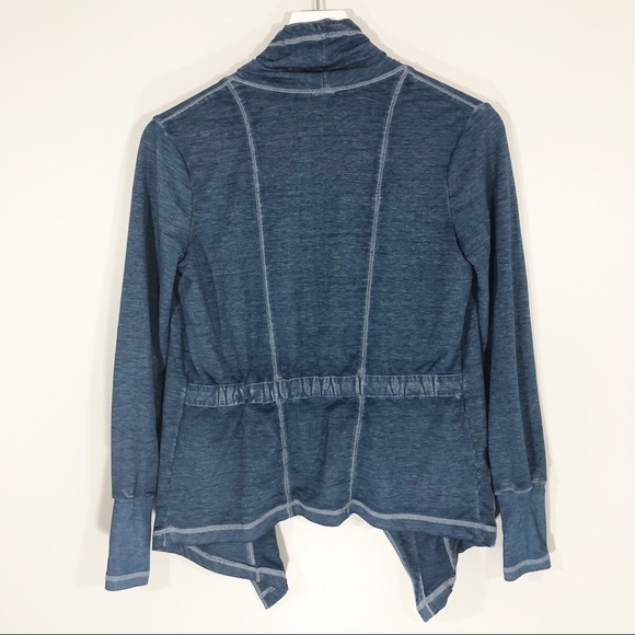 TE VERDE Open Front Waterfall Cardigan XS - Picture 4 of 6